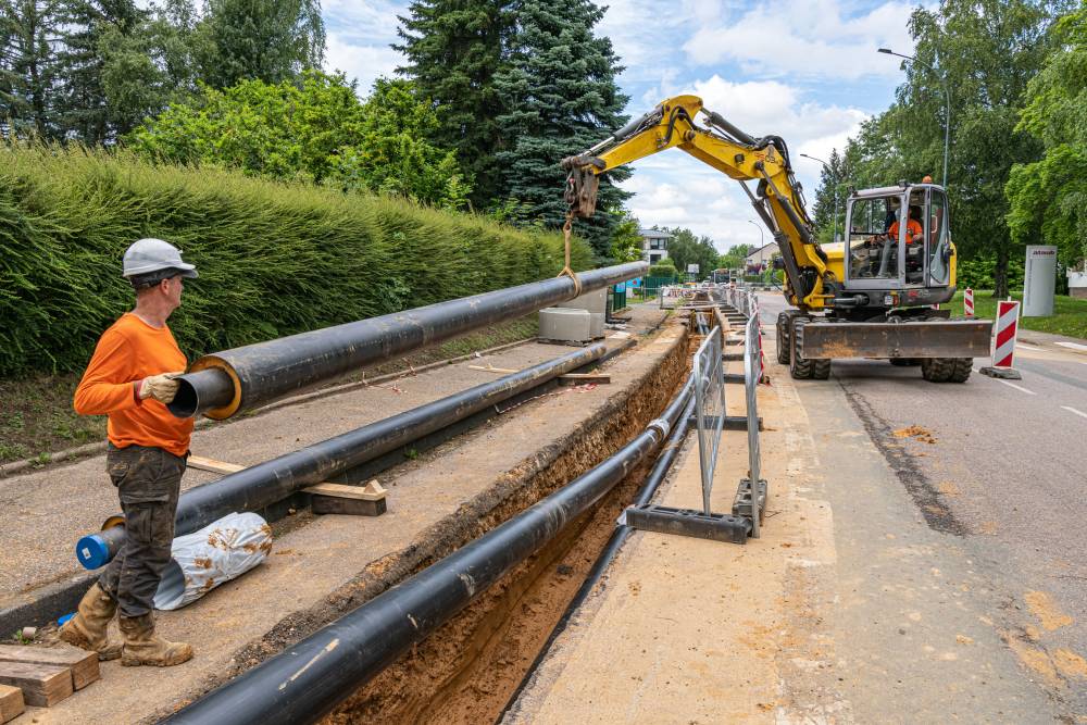 Travaux publics à Longvic